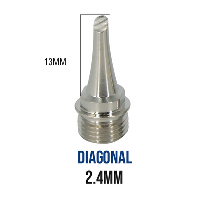 2.4mm diagonal tip for Berkling BSG-518 and BSG-568 butane soldering iron