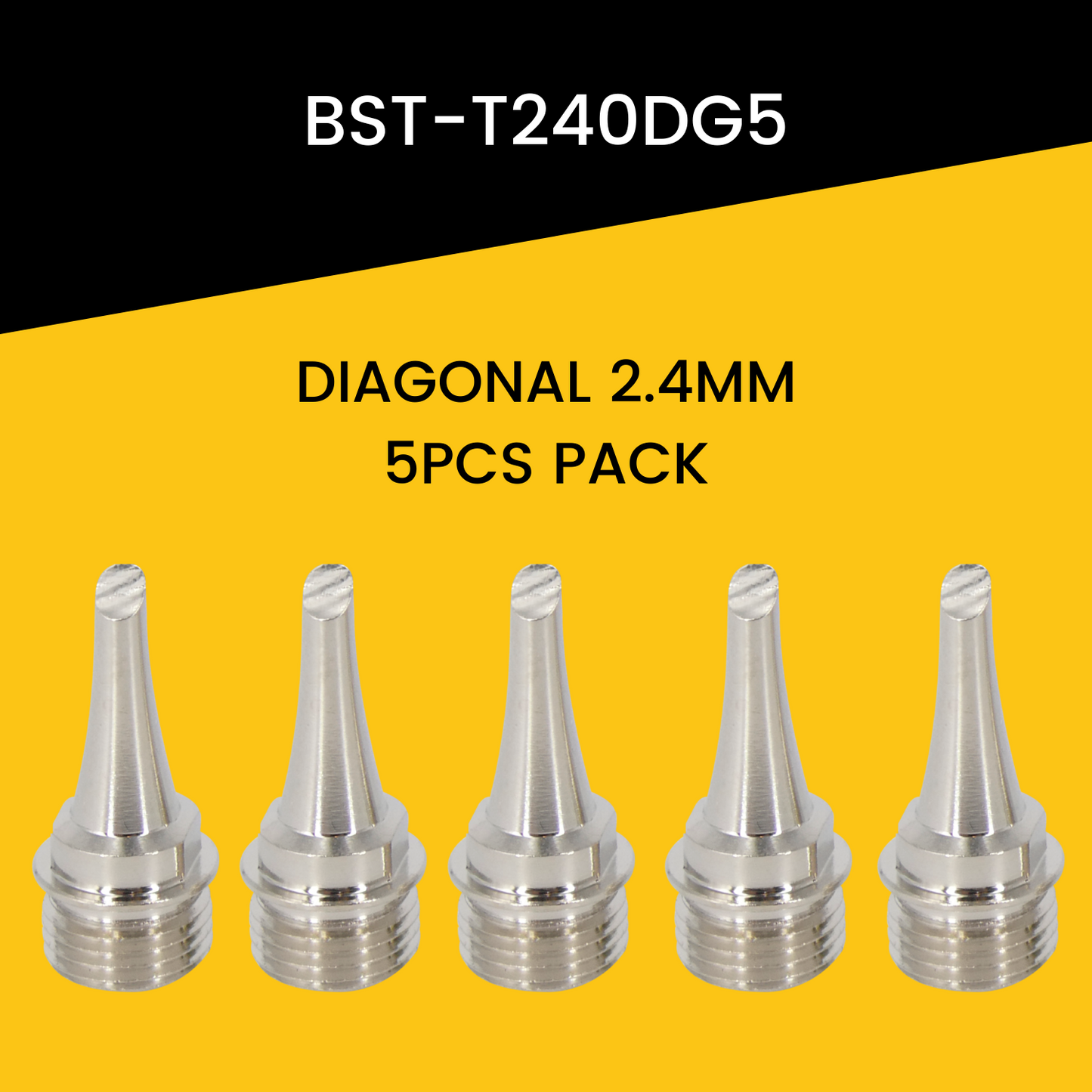 2.4mm diagonal tip for Berkling BSG-518 and BSG-568 butane soldering iron